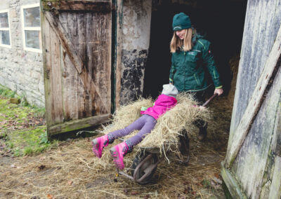Kindergeburtstag auf dem Tiggeshof im Herbst und Winter